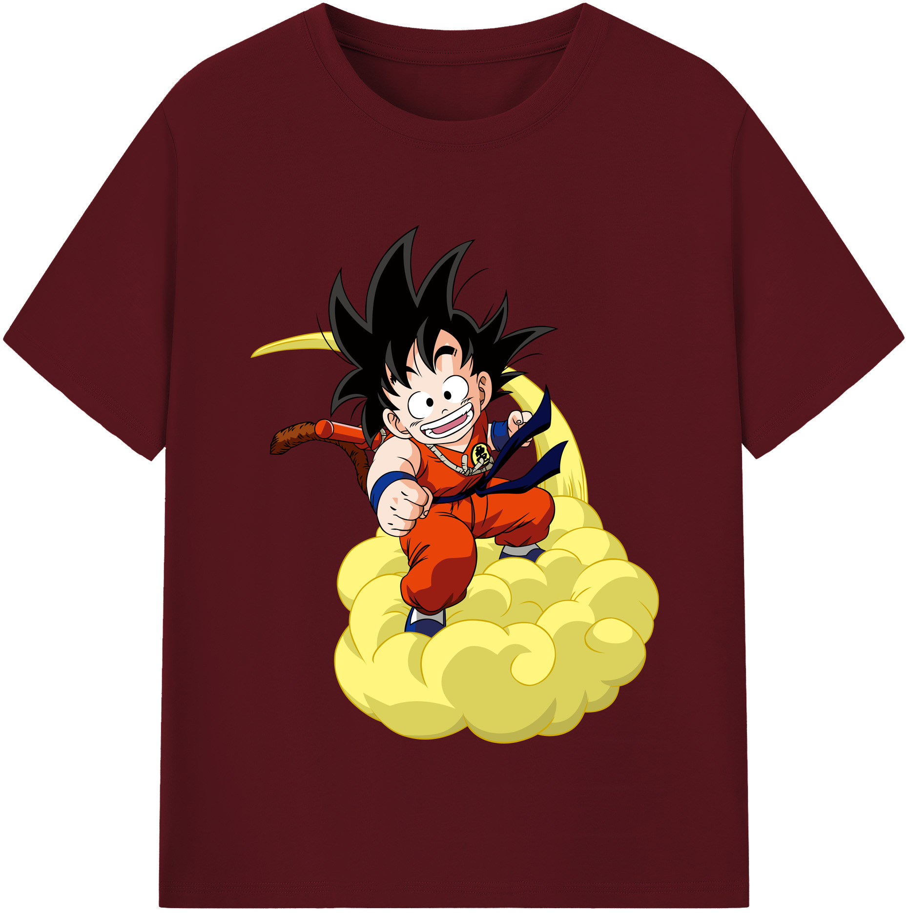 （画像用） ドラゴンボール 孫悟空（そん ごくう）Son Goku カカロット DRAGON BALL Kakarotto 綿100％半袖Tシャツ（フロントプリント）